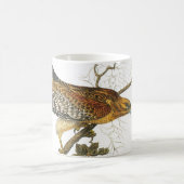 オードゥボンの赤い肩の鷹 コーヒーマグカップ (中央)