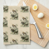 オードゥボンの鳥を悼むカロライナの亀の鳩 キッチンタオル (四つ折り)