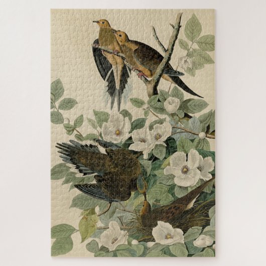 オードゥボンの鳥を悼むカロライナの亀の鳩 ジグソーパズル (縦)