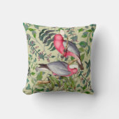 オードゥボンオカラフルーストラリア鳥ズスクエアピロー クッション (正面)