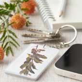 オードゥボンズイエロースロートウォーブラーバーオンツリーブランチ キーホルダー (正面右)