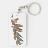 オードゥボンズイエロースロートウォーブラーバーオンツリーブランチ キーホルダー (裏面)