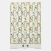 オードザナツクラッカーガーランドブルー キッチンタオル (縦)