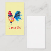 オードスターカラフル水彩イラストレーション ノートカード (正面/裏面)