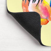 オードスターカラフル水彩イラストレーション マウスパッド (コーナー)