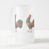 オードスターヴィンテージクレートアートマグ フロストグラスビールジョッキ (正面左)