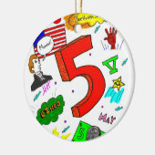 オードトゥファイヴオーナメント セラミックオーナメント (左)