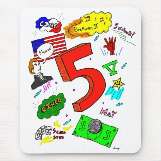 オードトゥファイヴマウスパッド マウスパッド (正面)