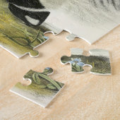 オードボンからフード付きスカンクまたは大尾スカンク ジグソーパズル (側面)