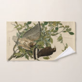 オードボンのアメリカの鳥から広い翼を持つタカ バスタオルセット (ハンドタオル)