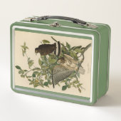 オードボンのアメリカの鳥から広い翼を持つタカ メタルランチボックス (正面)