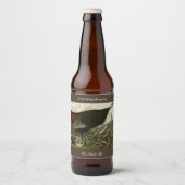 オードボンのアメリカの鳥から来た雌野鳥 ビールラベル (正面)