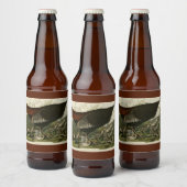 オードボンのアメリカの鳥から来た雌野鳥 ビールラベル (ボトル)