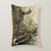 オードボンのアメリカの鳥のマラードアヒル アクセントクッション (正面(垂直))