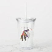 オードボンのクルーリアンウォーブラーとクマの果実 アクリルタンブラー (正面)