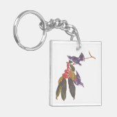 オードボンのクルーリアンウォーブラーとクマの果実 キーホルダー (正面左)