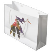 オードボンのクルーリアンウォーブラーとクマの果実 ラージペーパーバッグ (正面アングル)