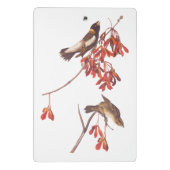 オードボンのコメの束ねた鳥やボリンクの鳥 ミニクリップボード (裏面)