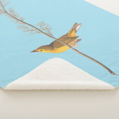 オードボンのフードを被ったアカワドリ シェルパブランケット (3/4)