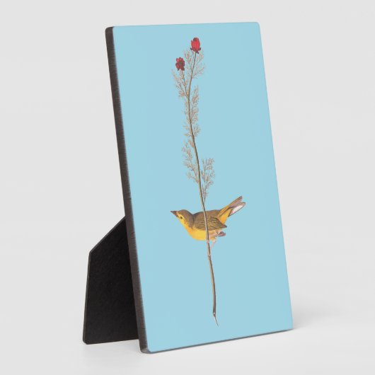 オードボンのフードを被ったアカワドリ フォトプラーク (側面)