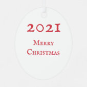 オードボンのフードを被ったアカワドリ メタルオーナメント (裏面)