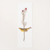 オードボンのフードを被ったアカワドリ ヨガマット (裏面)