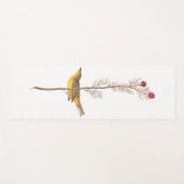 オードボンのフードを被ったアカワドリ ヨガマット (正面(横))