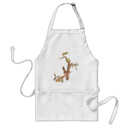 オードボンのベウィックの長い尾を持つウレンの鳥が木に浮かぶ スタンダードエプロン