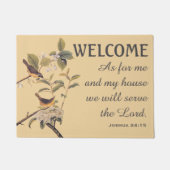 オードボンのメリーランド州のイエロースロートと詩の形式 ドアマット (正面)