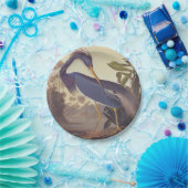 オードボンのルイジアナ・ヘロンまたは三色ヘロン ペーパープレート (パーティー)