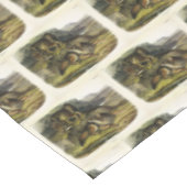 オードボンの四肢動物の大草原ウルフ(コヨーテ) テーブルクロス (アングル)