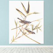 オードボンの孤独なヴィレオのキャッチャーの鳥の杖 キャンバスプリント (インサイチュ (ウッドフロア))