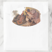 オードボンの手荒いグロース 楕円形シール (バッグ)