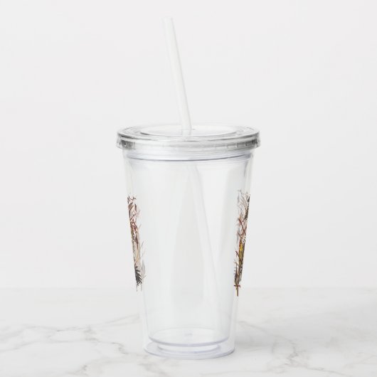 オードボンの絶滅したカロライナのインラヴィンテージアート アクリルタンブラー (左)