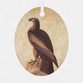 オードボンの若いハゲの鷲 メタルオーナメント (正面)