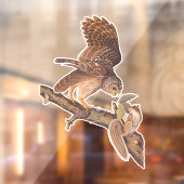 オードボンの鉄輪フクロウとリスの奇妙な友達 ウィンドウサイン (シート2)