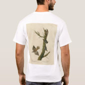 オードボンの鳥から来たピグミーヌサッチの茶色のつり草 Tシャツ (裏面)