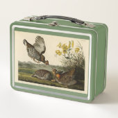 オードボンの鳥たち メタルランチボックス (正面)