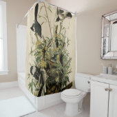 オードボンの鳥たち、北モックの鳥 シャワーカーテン (インサイチュ)