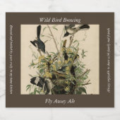 オードボンの鳥たち、北モックの鳥 ビールラベル (シングルラベル)