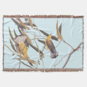オードボンの黄色いプルトンタリーの鳥類 スローブランケット (正面)