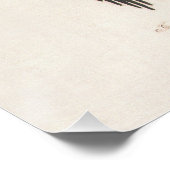 オードボンアイボリーハングルペッカー ポスター (コーナー)