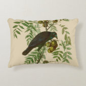 オードボンアメリカクロウブラックバード アクセントクッション (正面)