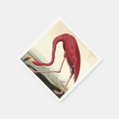 オードボンアメリカンフラミンゴジョンジェームズ・オードボン スタンダードカクテルナプキン (角)