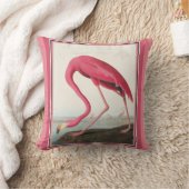 オードボンアメリカンフラミンゴ クッション (ブランケット)