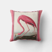オードボンアメリカンフラミンゴ クッション (裏面)