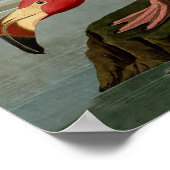 オードボンアメリカンフラミンゴ ポスター (角)