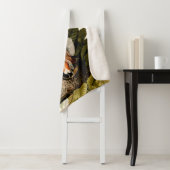 オードボンアメリカンロビンワイルドライフバードイラストレーション シェルパブランケット (インサイチュ)