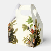 オードボンアメリカンロビンワイルドライフバードイラストレーション フェイバーボックス (裏面サイド)