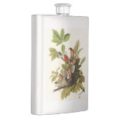 オードボンアメリカンロビンワイルドライフバードイラストレーション フラスク (右)